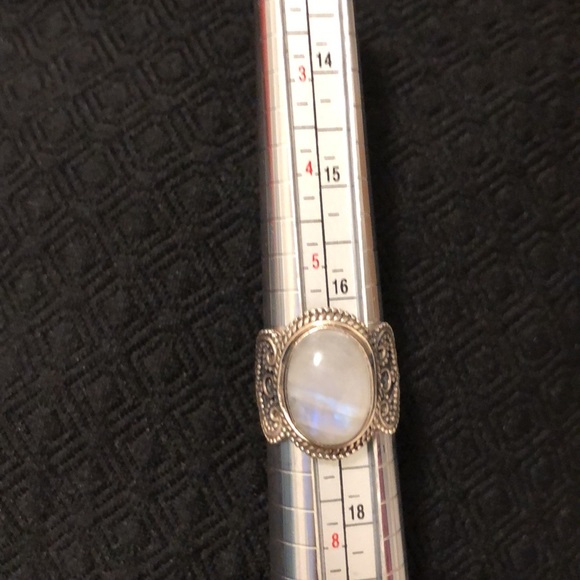 925 Moonstone ring. - Picture 6 of 8